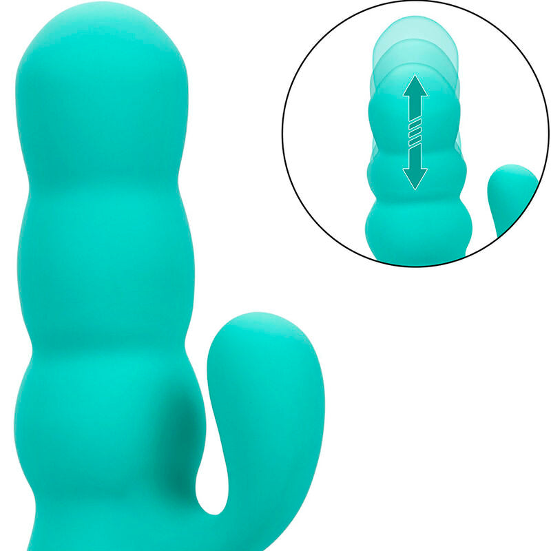 CALEXOTICS - VIBRATEUR DEL MAR DIVA RABBIR AQUA GREEN PAR CALIFORNIA DREAMING CALEXOTICS