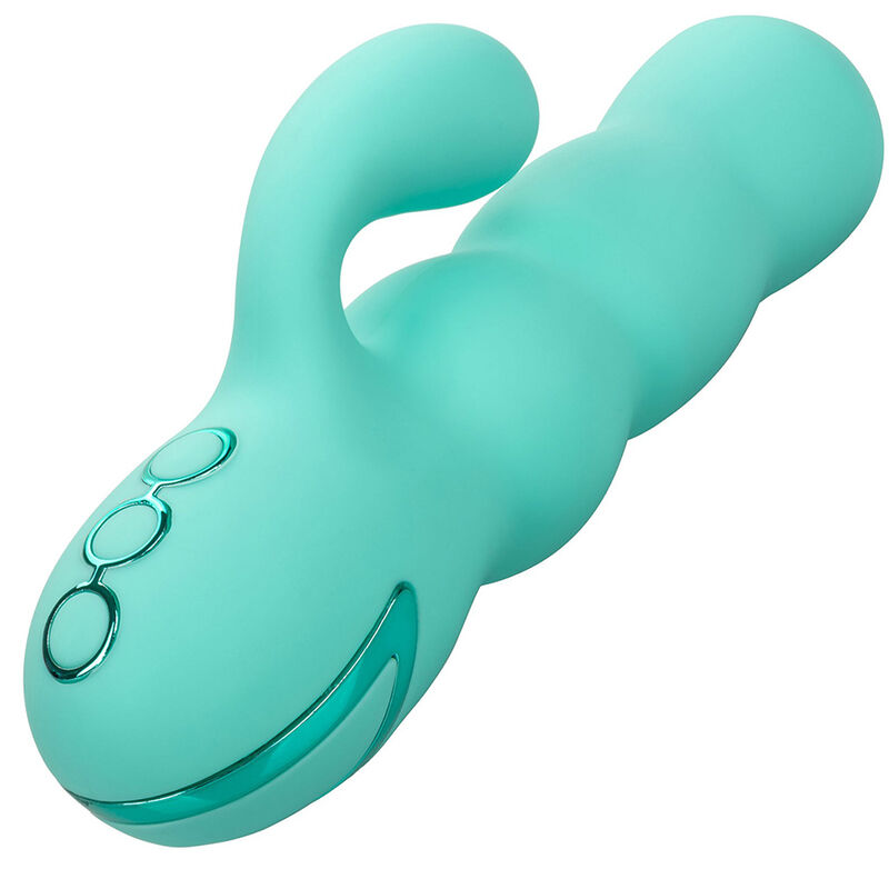 CALEXOTICS - VIBRATEUR DEL MAR DIVA RABBIR AQUA GREEN PAR CALIFORNIA DREAMING CALEXOTICS