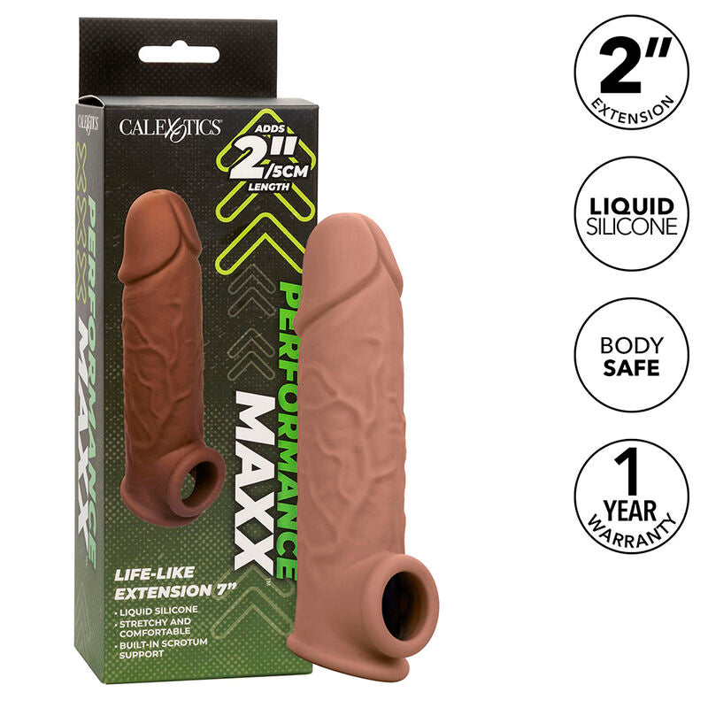 CALEXOTICS - EXTENSION PERFORMANCE MAXX LIFE-LIKE 7 PEAU MARRON CALEXOTICS