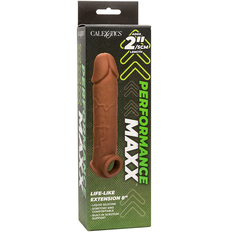 CALEXOTICS - EXTENSION PERFORMANCE MAXX LIFE-LIKE 8 PEAU MARRON CALEXOTICS
