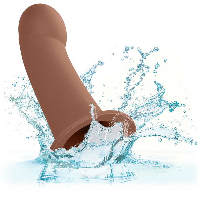 CALEXOTICS - EXTENSION PERFORMANCE MAXX AVEC HARNAIS PEAU BRUN CALEXOTICS