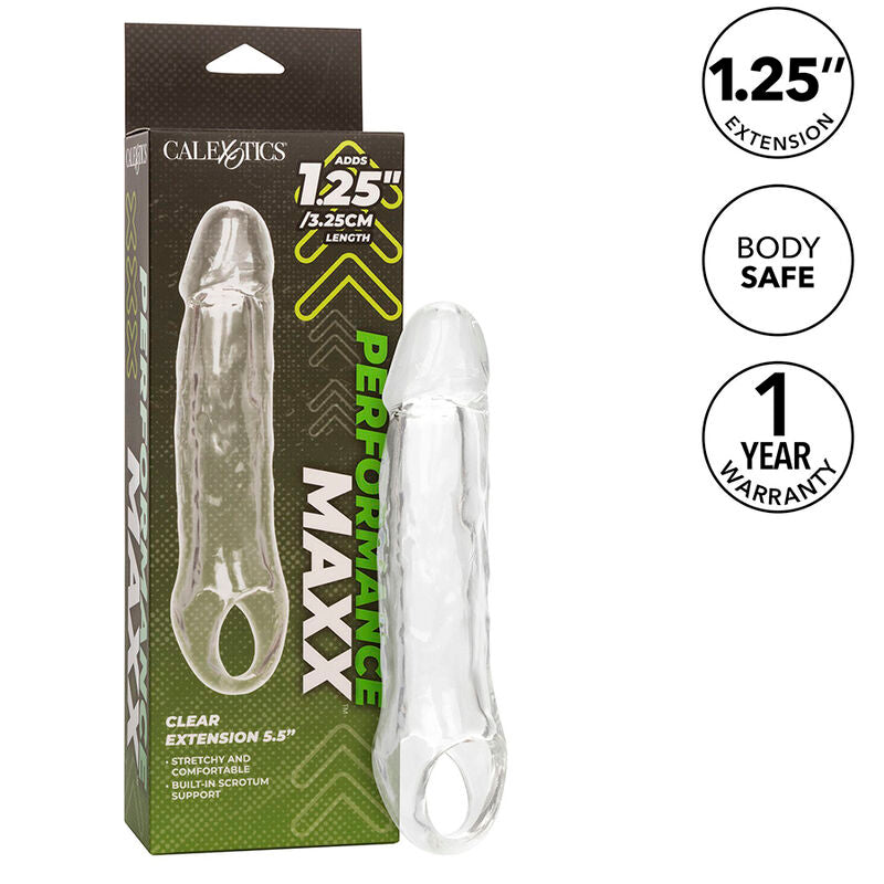 CALEXOTICS - EXTENSION PERFORMANCE MAXX CLEAR 5,5 TRANSPARENTE CALEXOTICS