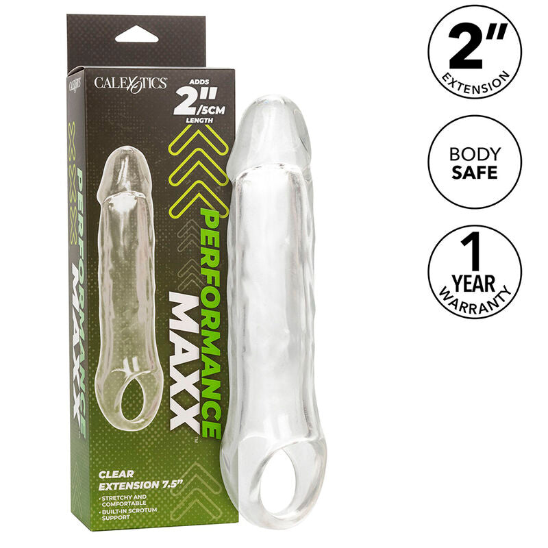 CALEXOTICS - EXTENSION PERFORMANCE MAXX CLEAR 7,5 TRANSPARENTE CALEXOTICS