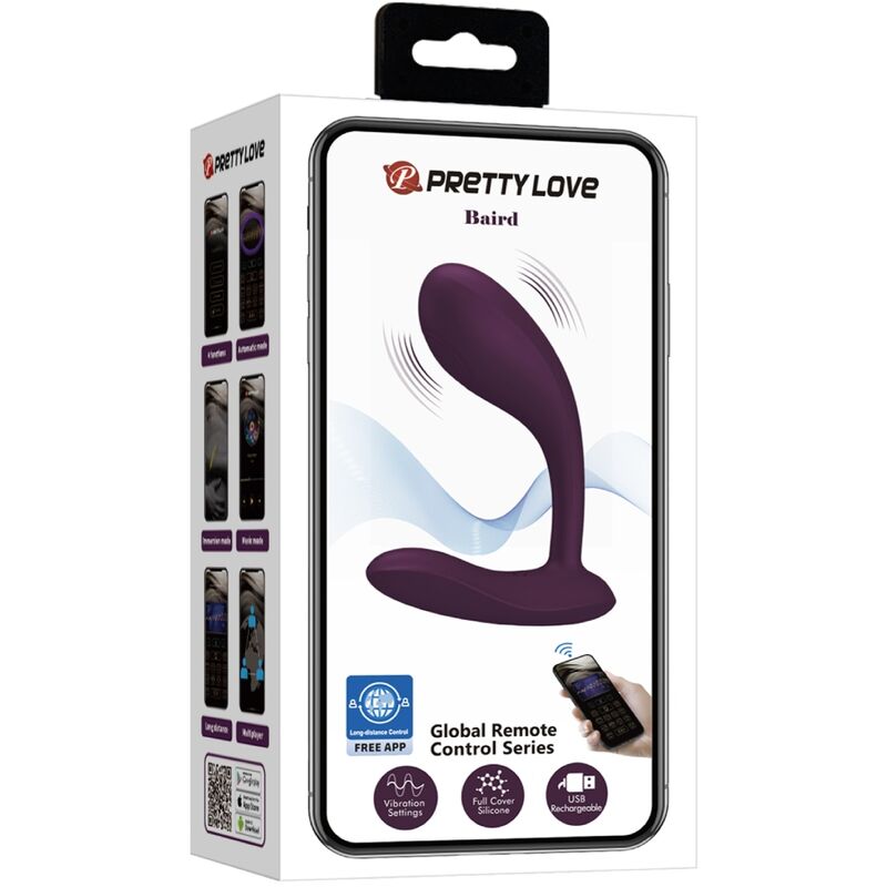PRETTY LOVE - BAIRD APPLICATION LILA RECHARGEABLE G-SPOT 12 VIBRATIONS PRETTY LOVE FLIRTATION