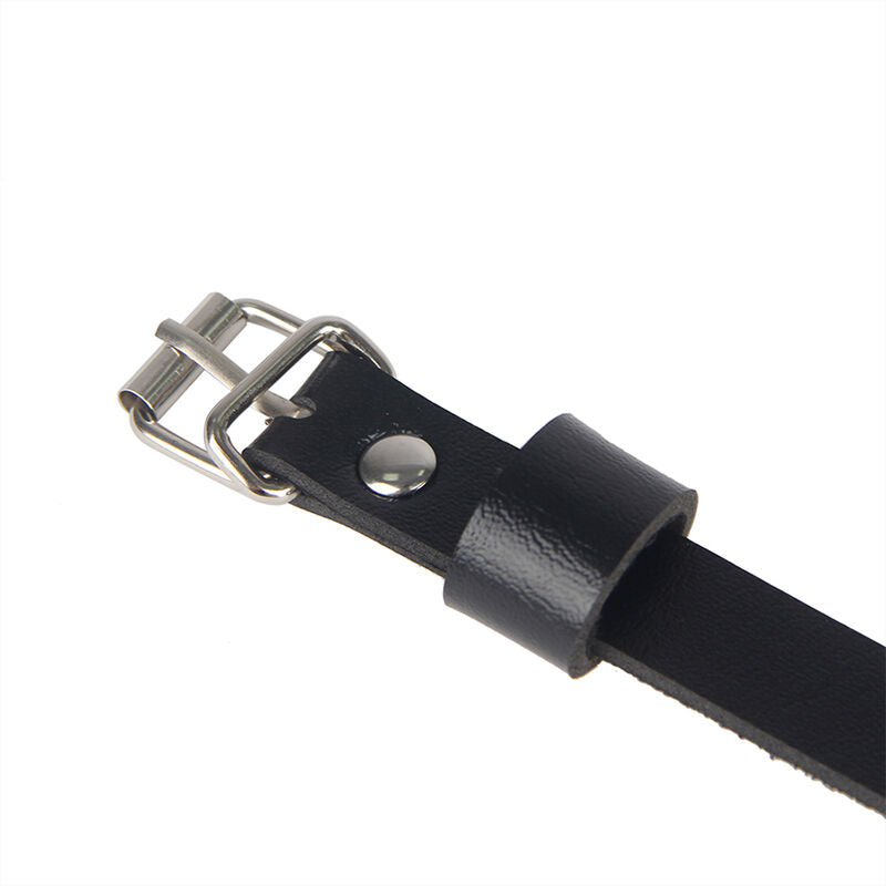 SUBBLIME - HARNAIS DE TAILLE ET DE JAMBES EN CUIR NOIR TAILLE UNIQUE SUBBLIME FETISH