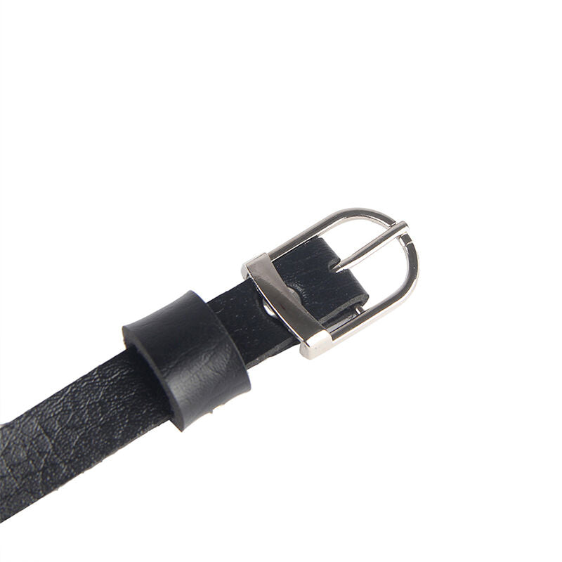 SUBBLIME - HARNAIS POITRINE CHAÎNE S EN CUIR NOIR TAILLE UNIQUE SUBBLIME FETISH