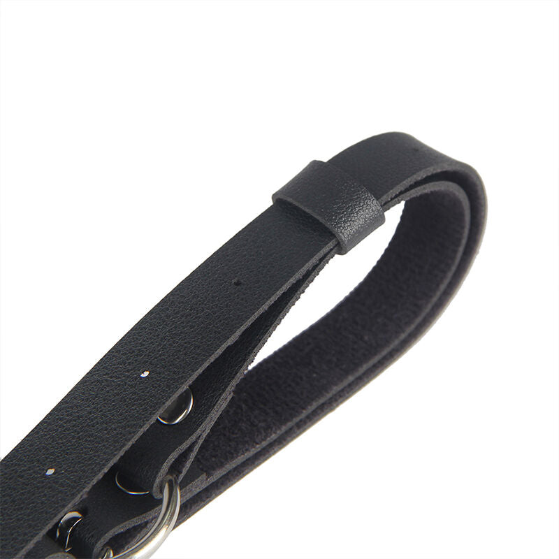 SUBBLIME - HARNAIS CEINTURE CUIR NOIR TAILLE UNIQUE SUBBLIME FETISH