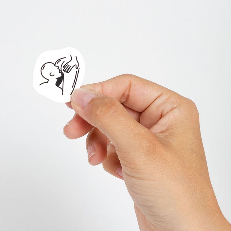 SECRET PLAY - ENSEMBLE DE 10 TATOUAGES TEMPORAIRES KINKY COLLECTION SECRETPLAY