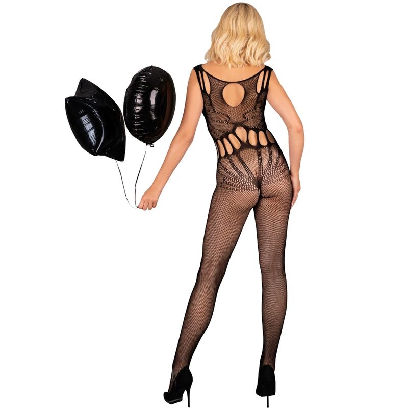LIVCO CORSETTI FASHION - AMAHIL BODYSTOCKING SANS CROTCHLESS NOIR TAILLE UNIQUE LIVCO CORSETTI BODYSTOCKINGS