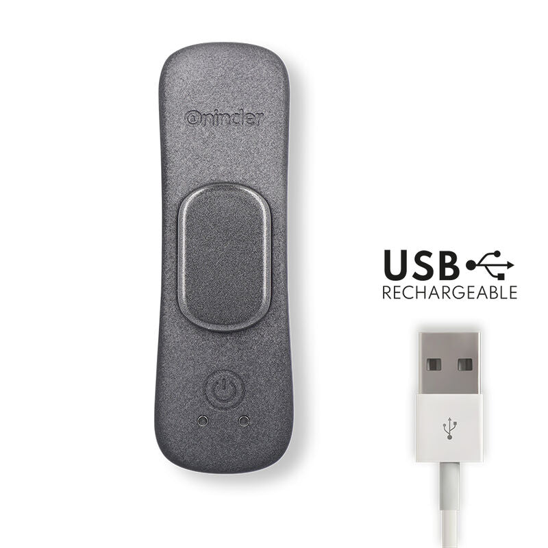 ONINDER - VIBRATEUR RECHARGEABLE MANILA PANTY 9 VITESSES 9,6 CM X 2,6 CM - APPLICATION GRATUITE ONINDER