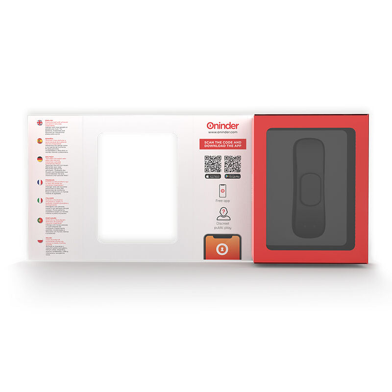 ONINDER - VIBRATEUR RECHARGEABLE MANILA PANTY 9 VITESSES 9,6 CM X 2,6 CM - APPLICATION GRATUITE ONINDER