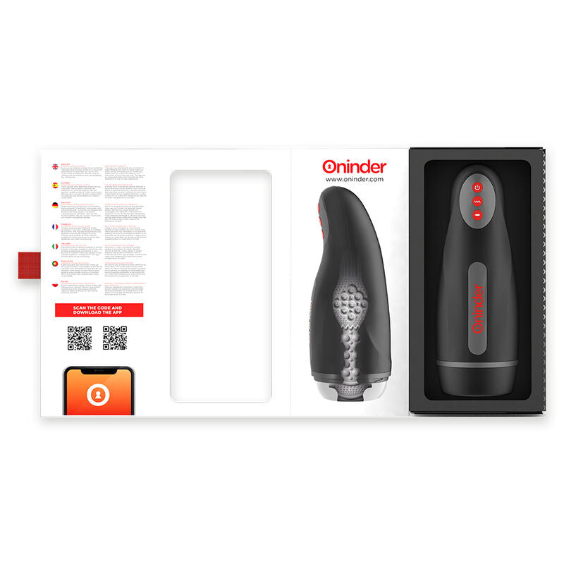 ONINDER - MASTURBATEUR RECHARGEABLE POUR HOMME SEOUL 10 VITESSES - APPLICATION GRATUITE ONINDER