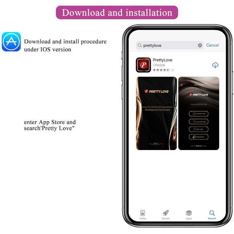 PRETTY LOVE - ETHAN VIBRATEUR RECHARGEABLE VIOLET PRETTY LOVE SMART