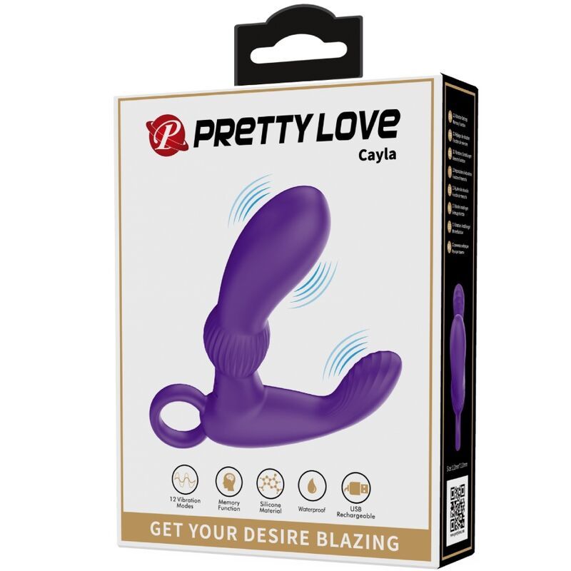 PRETTY LOVE - CAYLA VIBRATEUR MASSEUR ANAL LILA PRETTY LOVE