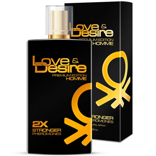 EURO1SEX - PHÉROMONES DE PARFUM LOVE&DESIRE GOLD POUR LUI 100 ML EURO1SEX