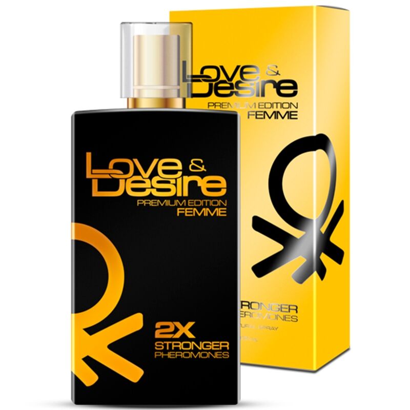 EURO1SEX - PHÉROMONES DE PARFUM LOVE&DESIRE GOLD POUR ELLE 100 ML EURO1SEX