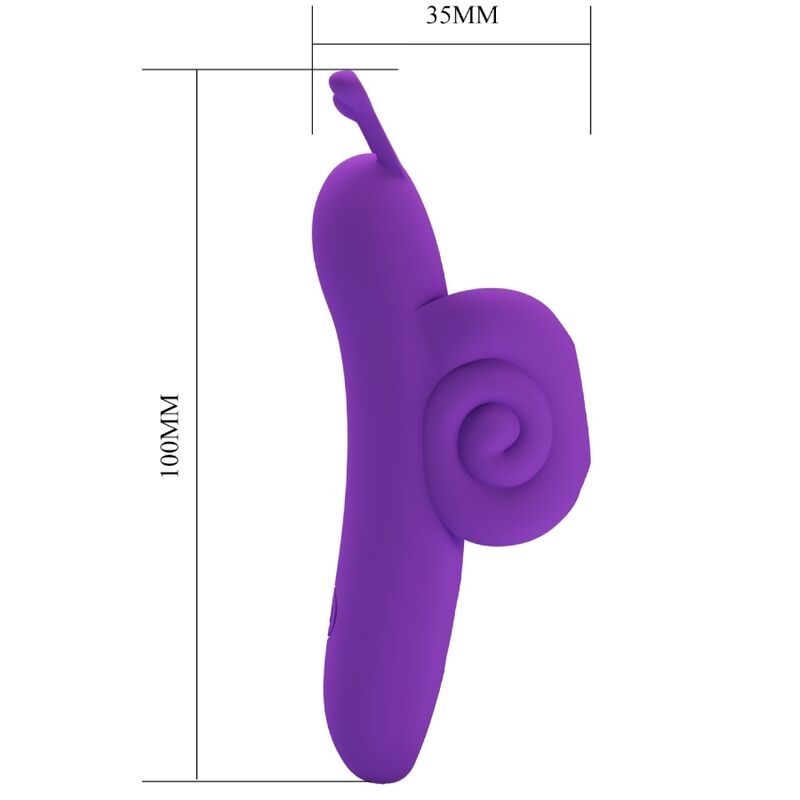 PRETTY LOVE - SNAIL PUISSANT STIMULATEUR DE DOIGTS VIOLET PRETTY LOVE