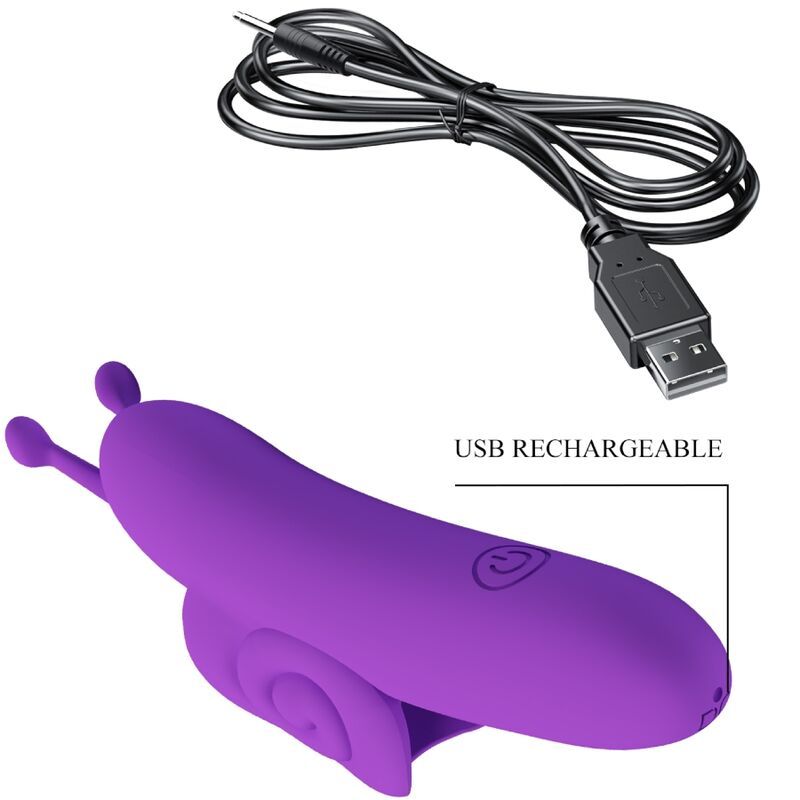 PRETTY LOVE - SNAIL PUISSANT STIMULATEUR DE DOIGTS VIOLET PRETTY LOVE