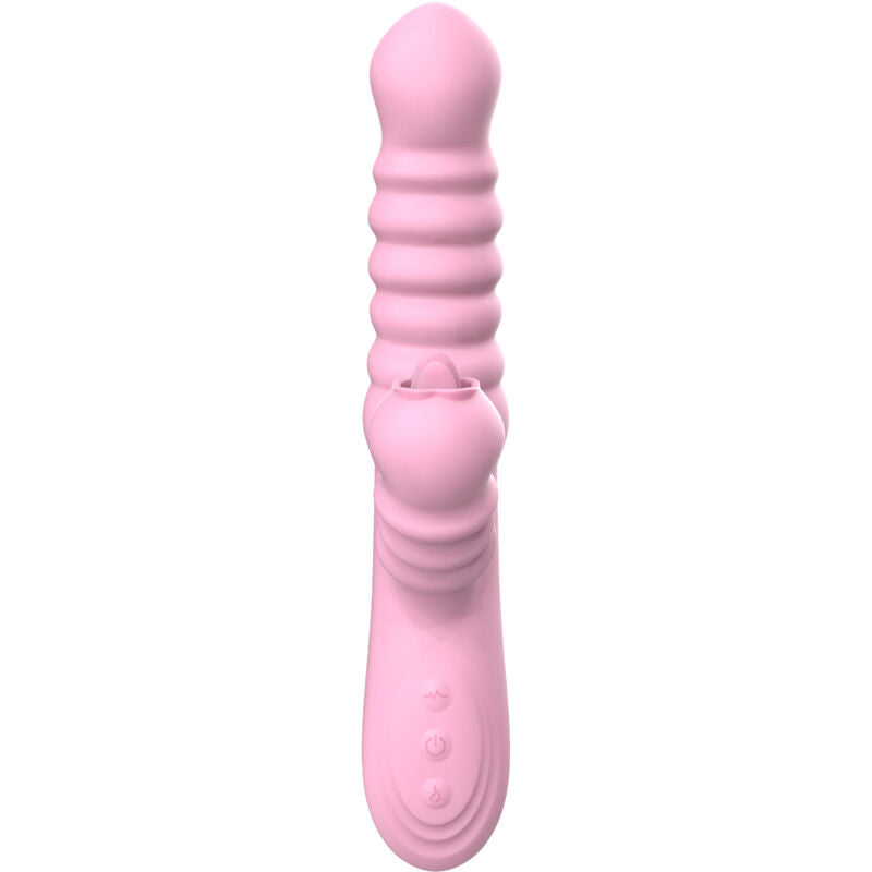 ARMONY - VIBRATEUR MULTIFONCTION AVEC LANGUE STIMULANTE EFFET CHALEUR ROSE ARMONY VIBRATORS