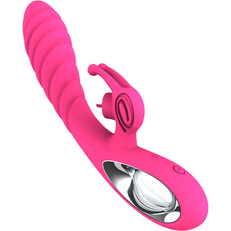 ARMONY - VIBRATEUR VICKY RABBIT AVEC LANGUE  ANNEAU DE TIRAGE FUCHSIA ARMONY VIBRATORS