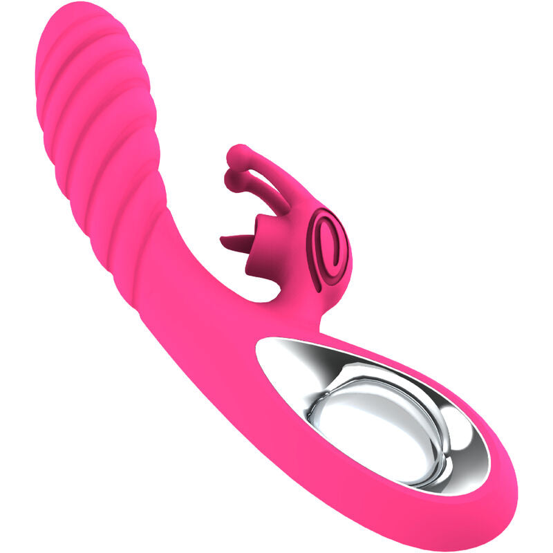 ARMONY - VIBRATEUR VICKY RABBIT AVEC LANGUE  ANNEAU DE TIRAGE FUCHSIA ARMONY VIBRATORS