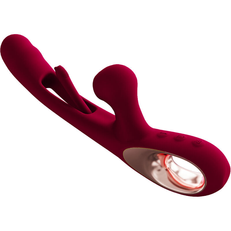 ARMONY - VIBRATEUR IMPACT SWING & DOUBLE STIMULATEUR MODÈLE 2 BORDEAUX ARMONY VIBRATORS