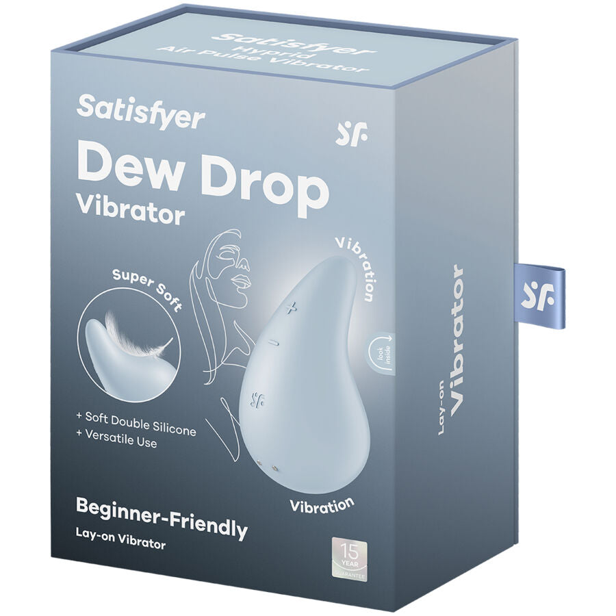 SATISFYER - VIBRATEUR DEW DROP LAY-ON BLANC SATISFYER LAYONS
