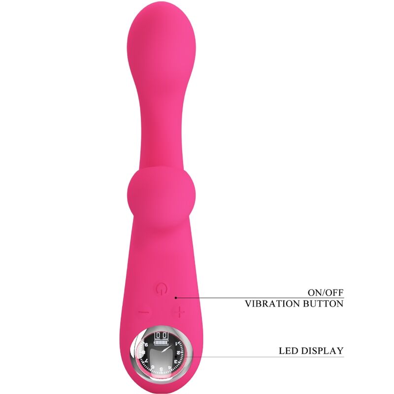 PRETTY LOVE - SKYLAR VIBRATEUR STIMULATEUR ROSE PRETTY LOVE FLIRTATION