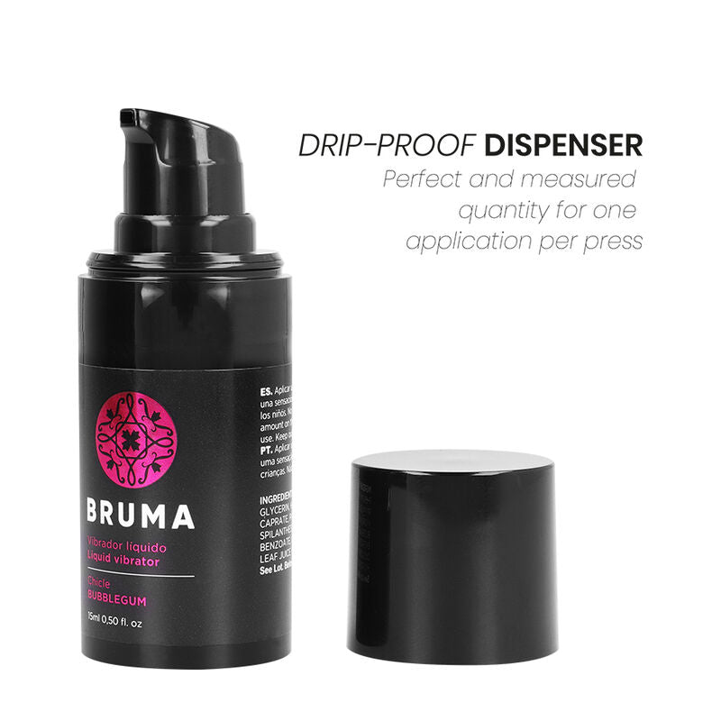 BRUMA - VIBRATEUR LIQUIDE ULTRA GLISSANT BUBBLEGUM 15 ML BRUMA