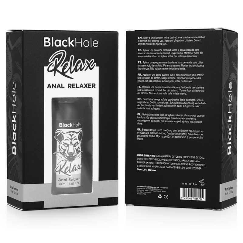 BLACK HOLE - SPRAY RELAXANT ANAL EXPLORER 30 ML BLACK HOLE