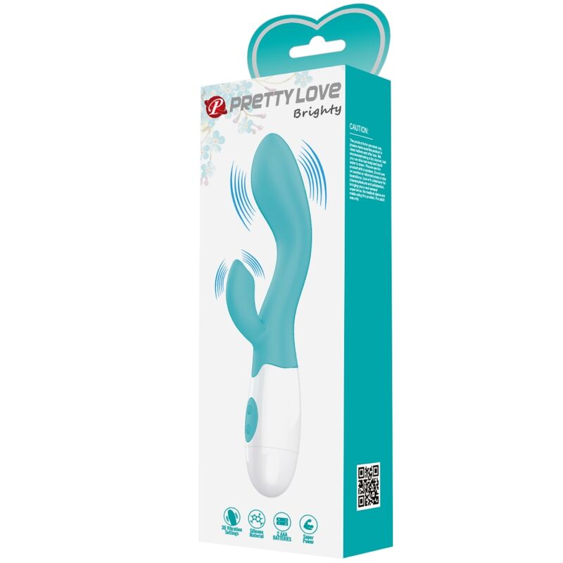 PRETTY LOVE - VIBRATEUR BRIGHTY G-SPOT VERT AQUA PRETTY LOVE FLIRTATION