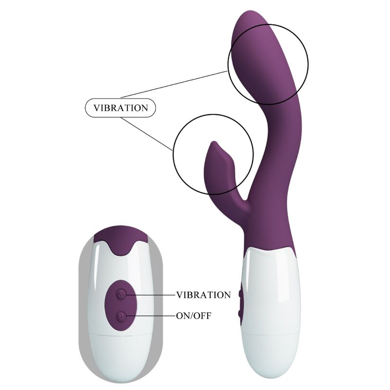 PRETTY LOVE - VIBRATEUR BRIGHTY SPOT G VIOLET PRETTY LOVE FLIRTATION