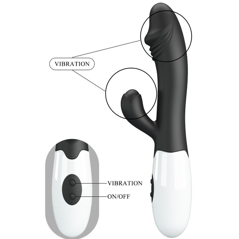 PRETTY LOVE - VIBRATEUR SNAPPY G-SPOT NOIR PRETTY LOVE FLIRTATION