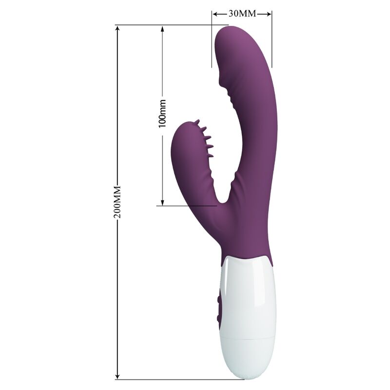 PRETTY LOVE - ANDRE VIBRATEUR RABBIT & STIMULATEUR DE POINT G VIOLET PRETTY LOVE FLIRTATION