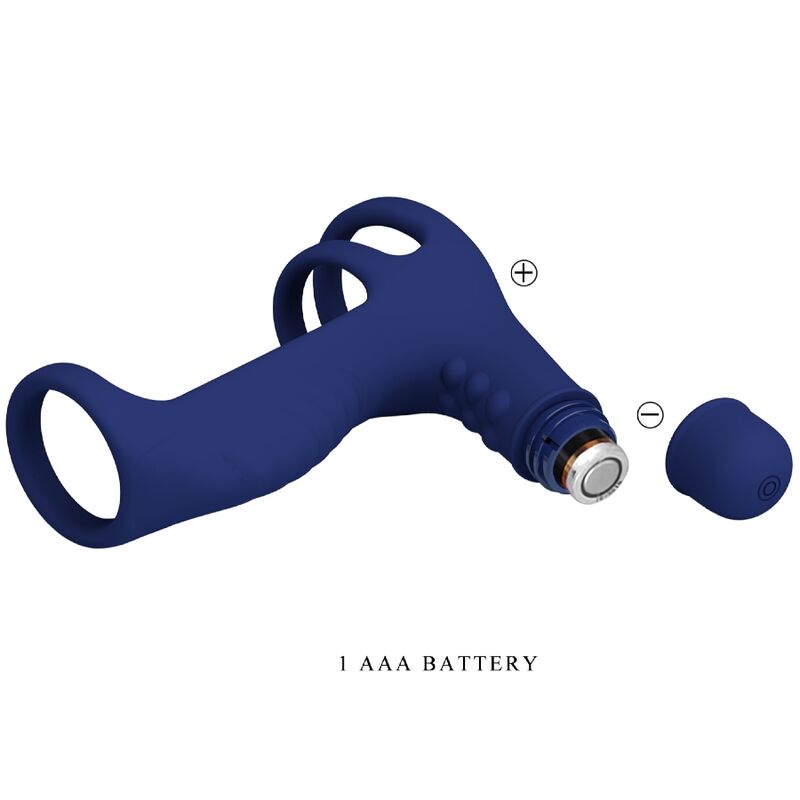 PRETTY LOVE - ANNEAU VIBRANT ELISH AVEC EXTENSION BLEU PRETTY LOVE MALE