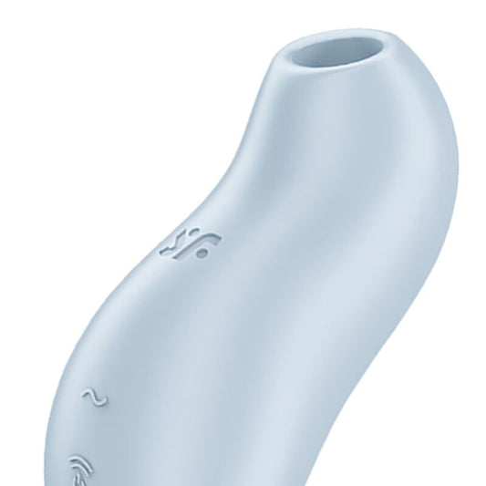 SATISFYER - POCKET PRO 1 STIMULATEUR DE CLITORIS BLEU CLAIR SATISFYER AIR PULSE