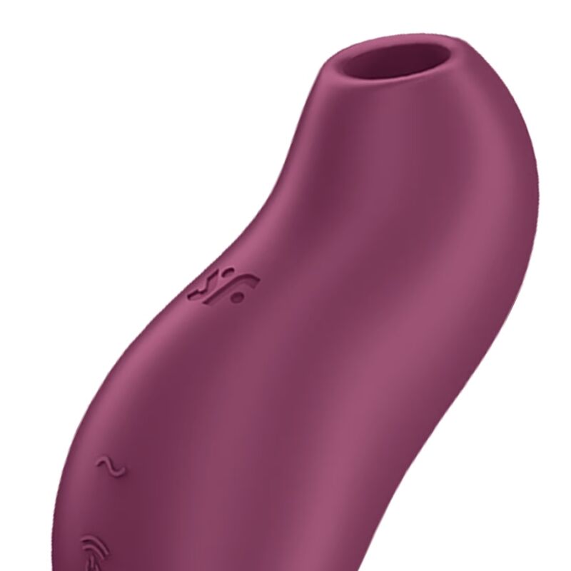 SATISFYER - POCKET PRO 1 STIMULATEUR DE CLITORIS GRENAT SATISFYER AIR PULSE