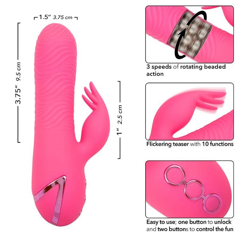 CALEXOTICS - SACRAMENTO SWEETIE VIBRATEUR LAPIN ROSE PAR CALIFORNIA DREAMING CALEXOTICS