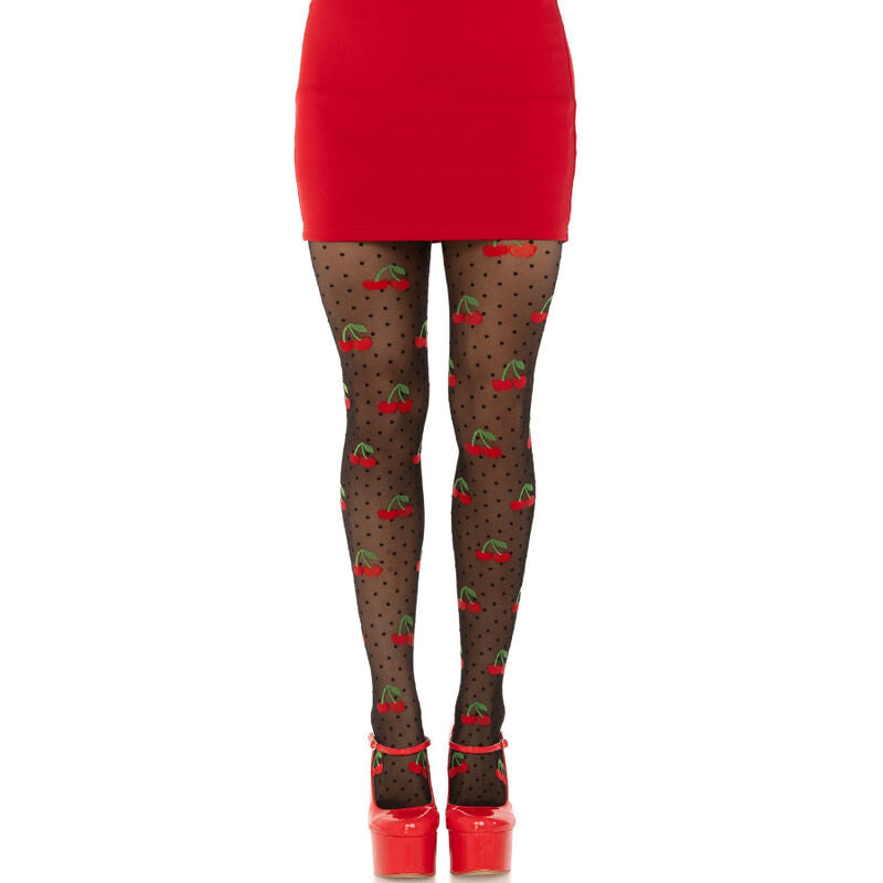 LEG AVENUE - BAS TAUPES CERISE NOIRE LEG AVENUE HOSIERY