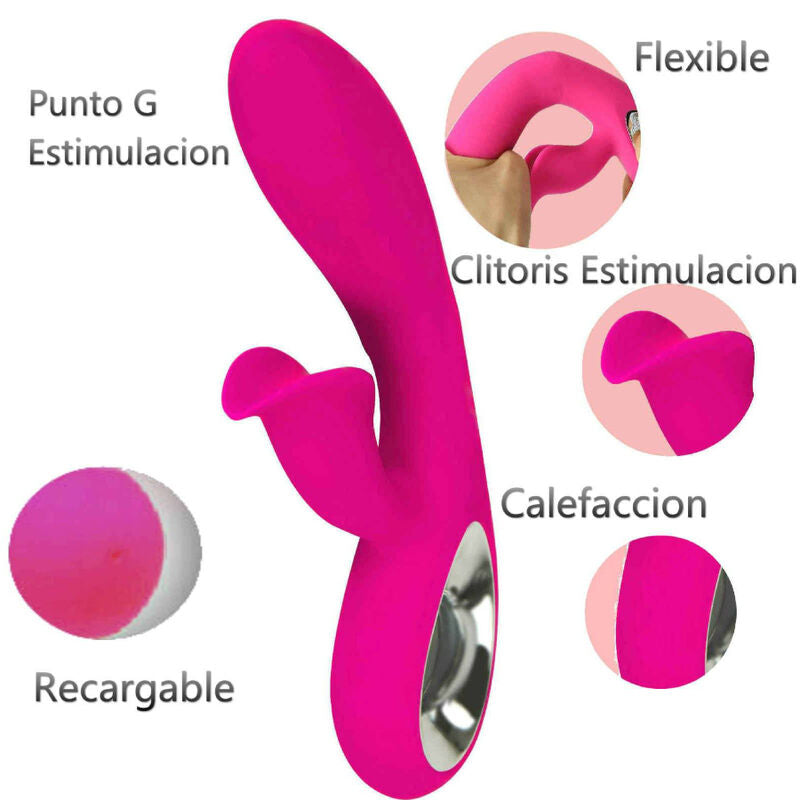 ARMONY - VIBRATEUR DARO & STIMULATEUR ANNEAU DE TIRAGE FUCHSIA ARMONY VIBRATORS