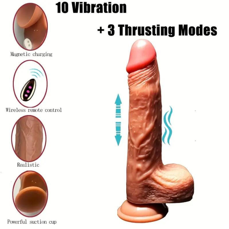 ARMONY - VIBRATEUR GODE RÉALISTE & TÉLÉCOMMANDE 22.5 CM ARMONY VIBRATORS