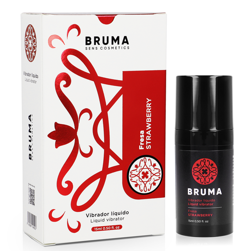 BRUMA - VIBRATEUR LIQUIDE ULTRA GLISSANT FRAISE 15 ML BRUMA