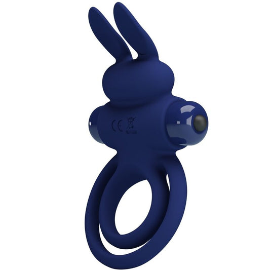 PRETTY LOVE - DAREY DOUBLE ANNEAU VIBRANT LAPIN BLEU PRETTY LOVE MALE