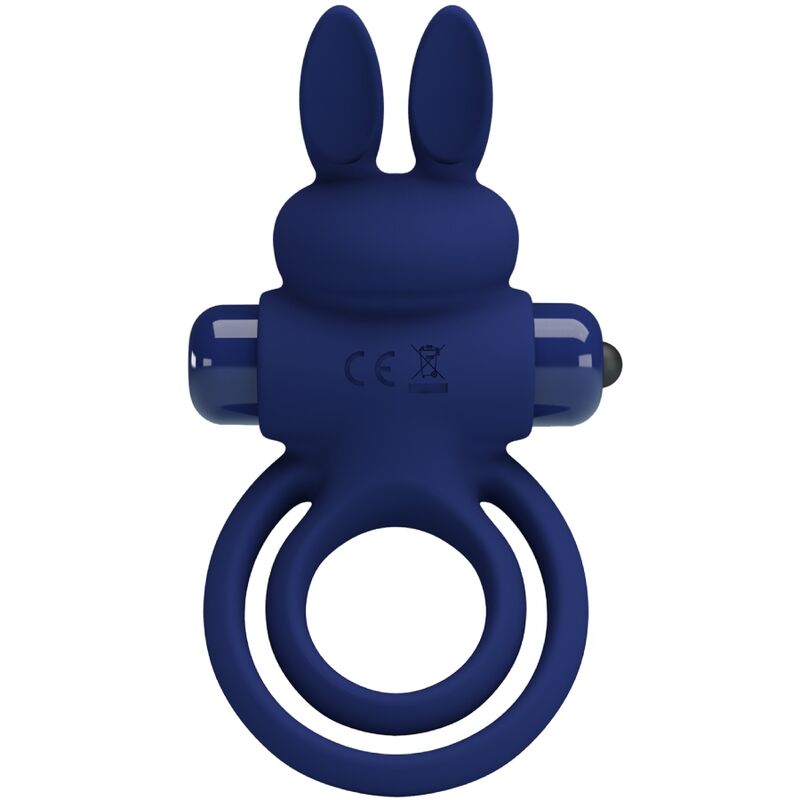 PRETTY LOVE - DAREY DOUBLE ANNEAU VIBRANT LAPIN BLEU PRETTY LOVE MALE