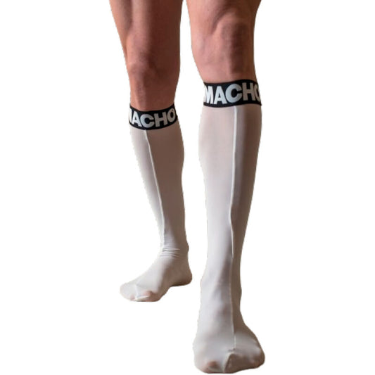 MACHO - CHAUSSETTES FINES TAILLE UNIQUE BLANCHE MACHO UNDERWEAR
