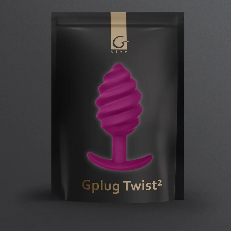 G-VIBE - GPLUG TWIST 2 PLUG ANAL VIOLET G-VIBE