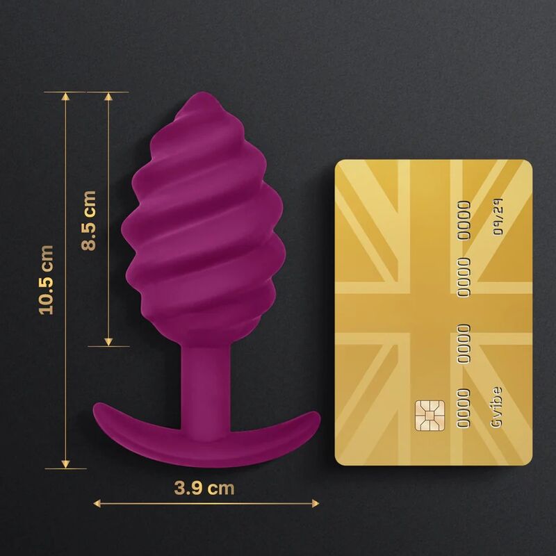 G-VIBE - GPLUG TWIST 2 PLUG ANAL VIOLET G-VIBE