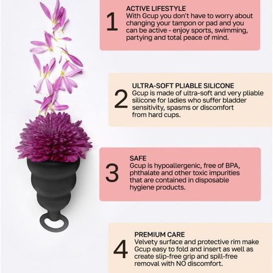 G-VIBE - GCUP COUPE MENSTRUELLE NOIRE G-VIBE