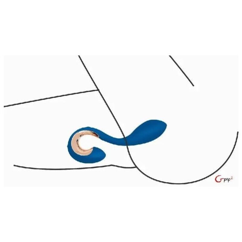 G-VIBE - GPOP 2 VIBRATEUR G ET P POINT BLEU INDIGO G-VIBE