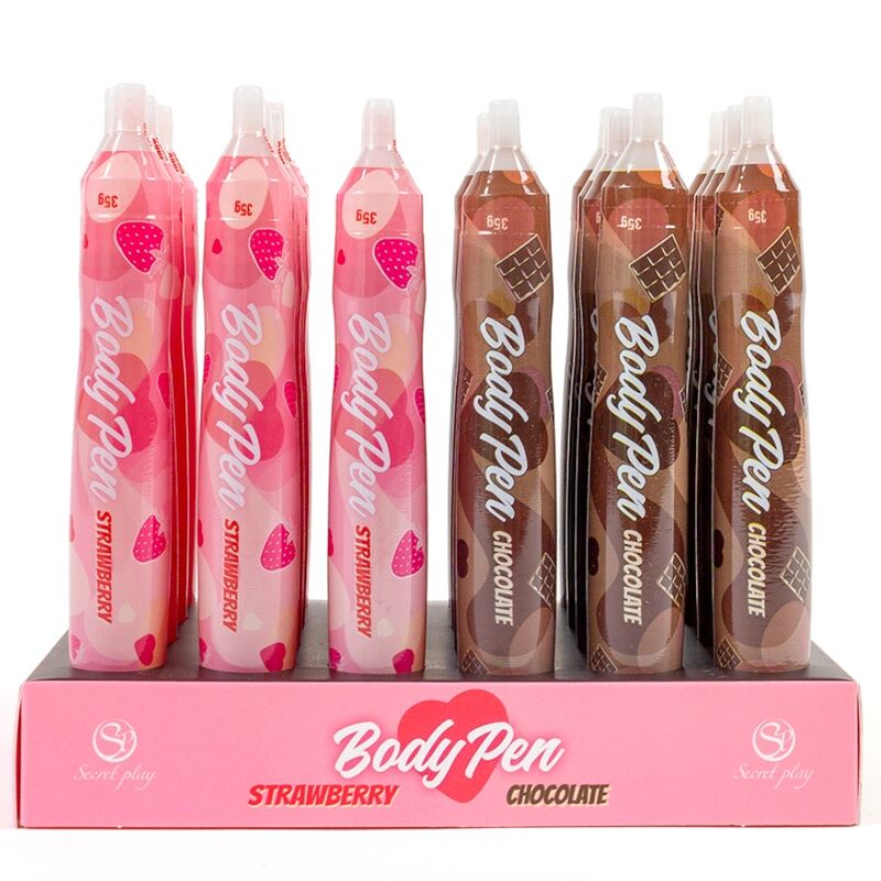 SECRET PLAY - PRÉSENTOIR STYLO CORPS 24 UNITÉS SECRETPLAY COSMETIC